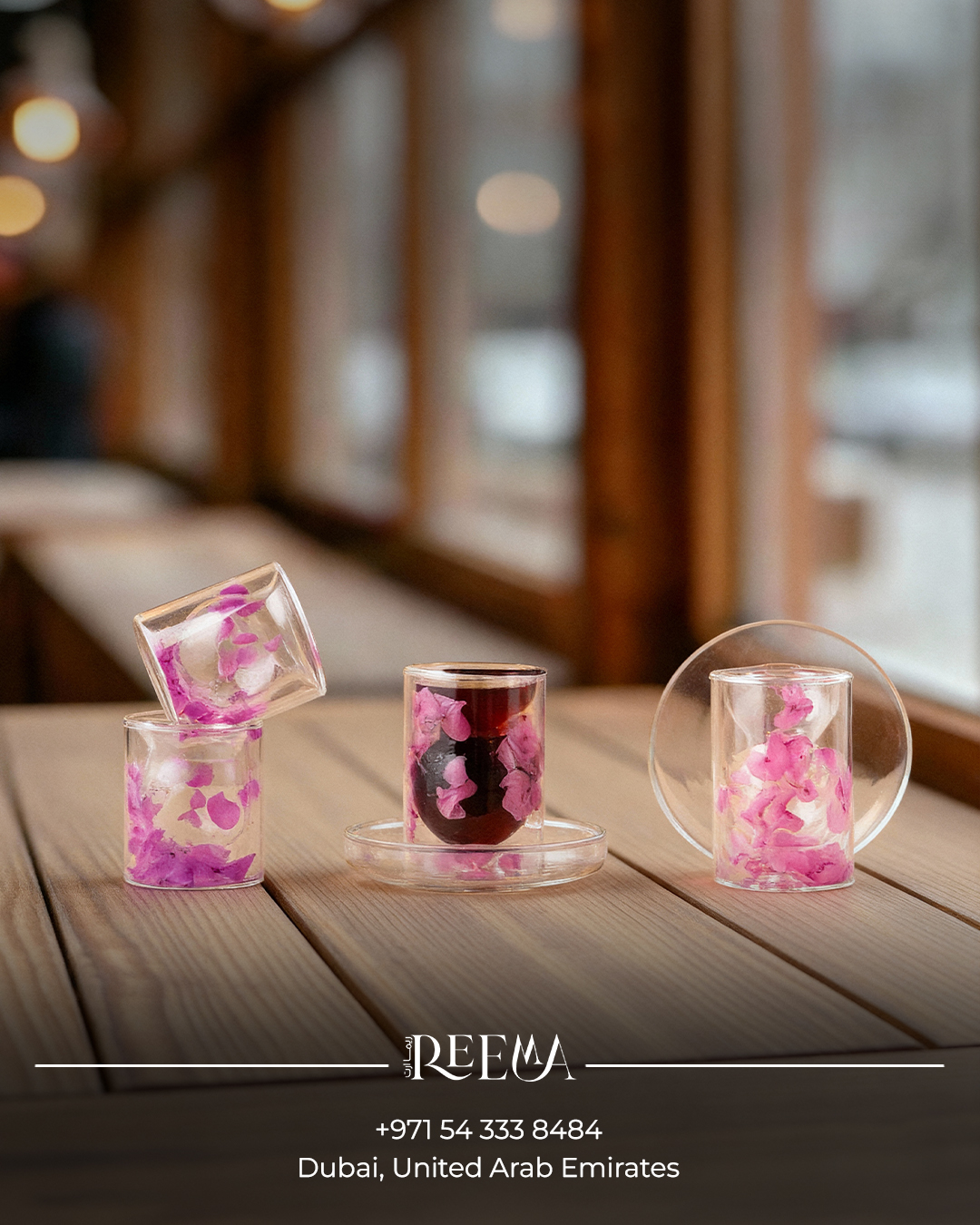 reem art - GM16 Tea & Coffee DB Wall Set 18 Pcs