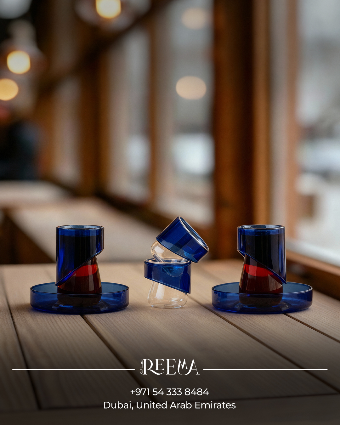 reem art - GC1 Tea & Coffee DB Wall Set 18 Pcs